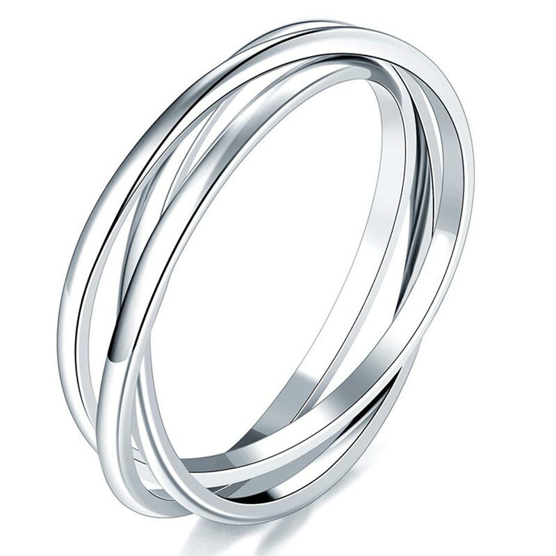 スリム3連ステンレスリング（RRR091）サイズ/12号/15号/19号 3本 シンプルな指輪 サージカルステンレス316L メンズ レディース ペアリング プレゼント 結婚 婚約 記念日 誕生日 ピンキーリング プレーン 中指 親指 薬指 小指 シンプル 細い