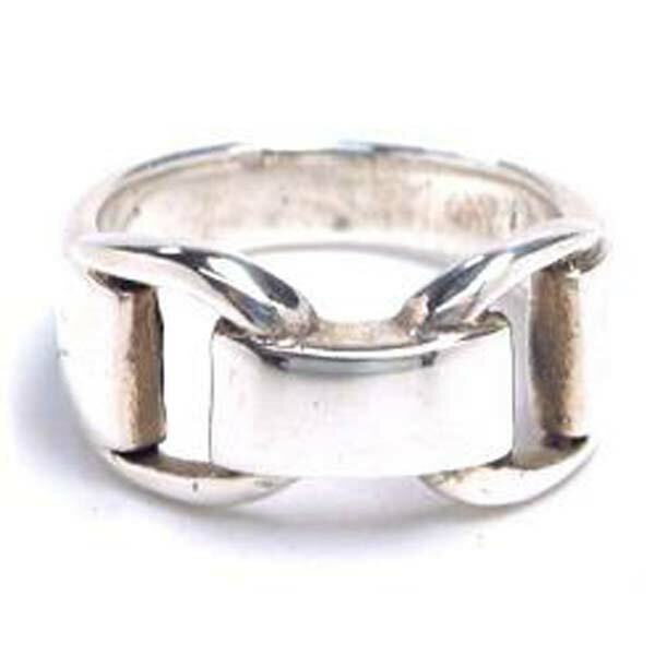 ワイドアブミ シルバーリング サイズ/15号 刻印あり シルバー925 スターリングシルバー 指輪 メンズ レディース プレゼント ギフト ペアリング 親指 薬...