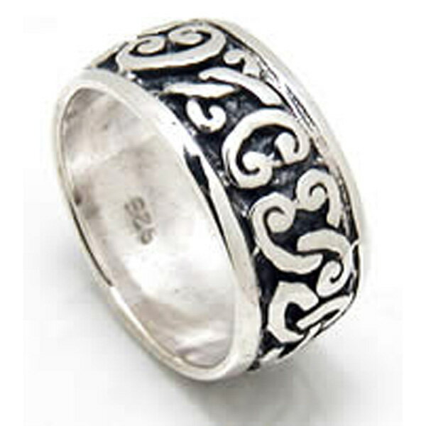 フロー シルバーリング サイズ/14号/21号 刻印あり シルバー925 スターリングシルバー 指輪 メンズ レディース プレゼント ギフト ペアリング 親指 ...