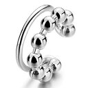 2連ボールリング イヤーカフ 1個販売 ノンホールピアス メンズ レディース イヤリング 銀色 シルバー おしゃれ 彼氏 彼女 プレゼント 片耳 軟骨 ヘリック...