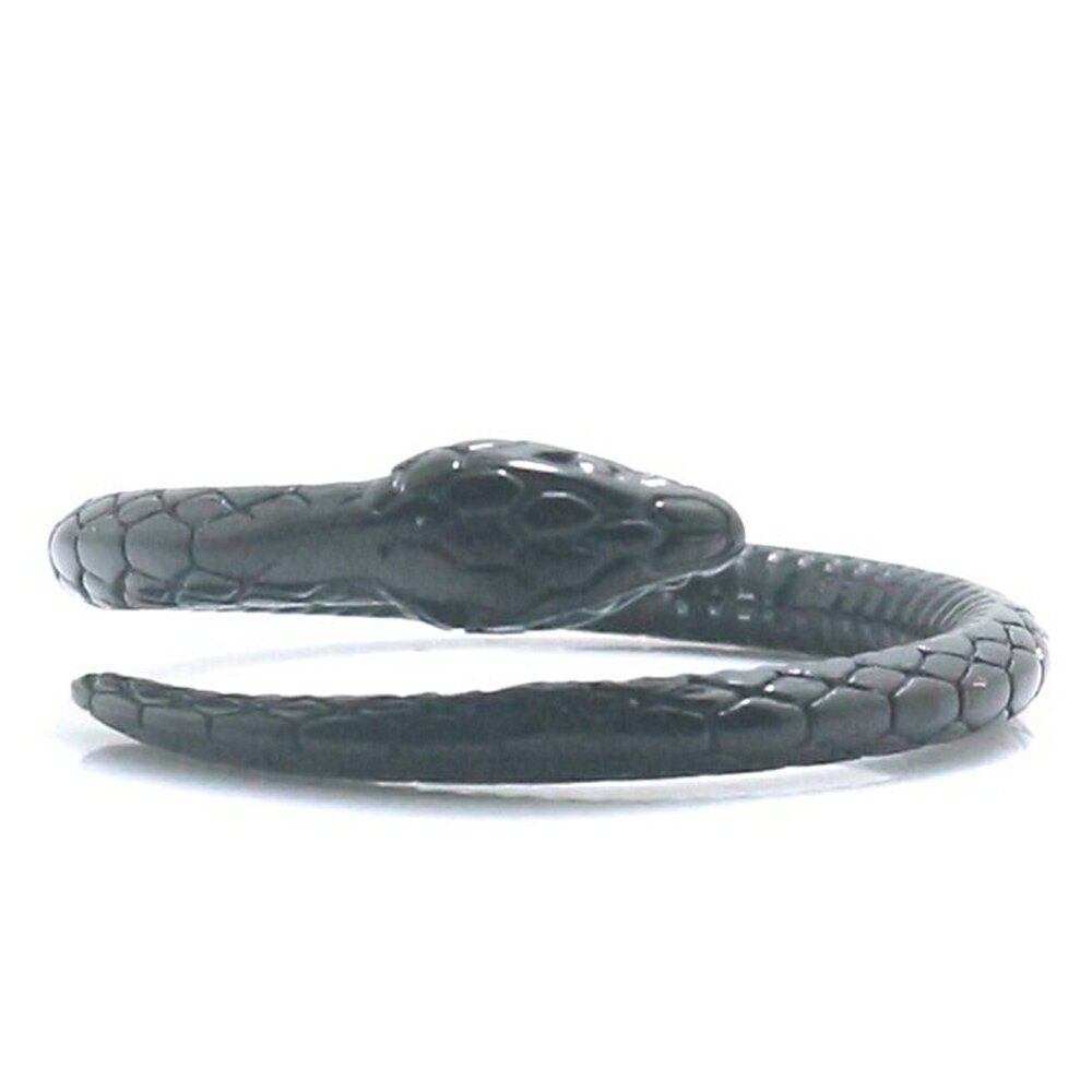 ブラックリアルスネイクステンレスリング(RRR035)サイズ/18号/19号/20号/21号/22号/23号/24号/25号/26号/27号/28号 フリーサイ...