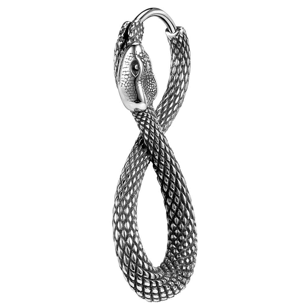 エターナルスネークフープピアス1個...