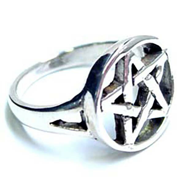 ホワイトスター シルバーリング サイズ/19号 刻印あり シルバー925 スターリングシルバー 指輪 メンズ レディース プレゼント ギフト ペアリング 親指 薬指 中指 小指 人差し指 男子 女性 本物の銀 男性 女子 丸型 ラウンド 五芒星 おしゃれ 人気 かっこいい 綺麗 おしゃれ