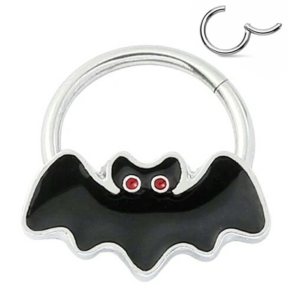 [ 16G リング型 ボディピアス] バンパイア クリッカー ステンレス セグメント 16ゲージ ボディーピアス..