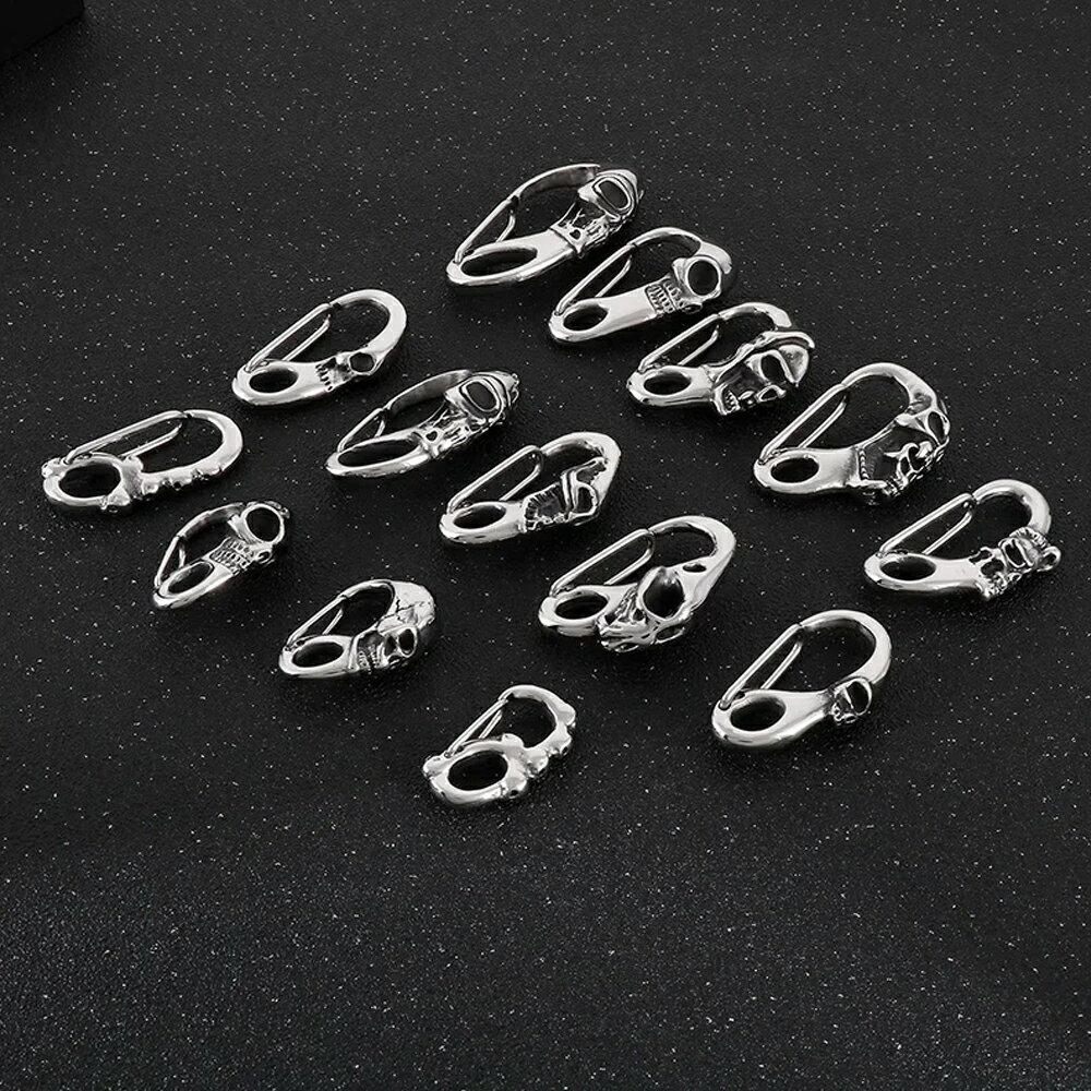 [ DIY用パーツ キーフック] ユニコーンキーホルダー クラスプ カニカン 1個販売 サージカルステンレス316L キーチェーン キーリング ウオレットチェーン 財布 カギ 鍵 ハンドメイド 手作り 金具 材料 クラフト 部品 修理 カニ冠 一角獣 ペガサス 天馬 ホース アニマル 動物