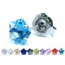 ロイヤルフラワーステンレスピアス/6mm 1個販売 立て爪 たて爪 花 レディース メンズ 20G 20ゲージ サージカルステンレス316L ファーストピアス ...
