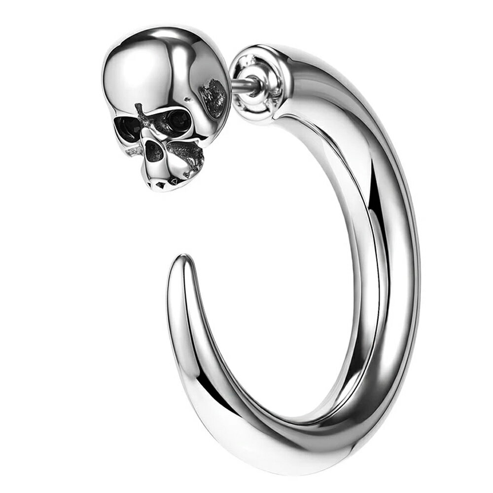 [18G ボディピアス ] スカルクロー ストレートバーベル 1個販売 ボディーピアス 18ゲージ サージカルス..