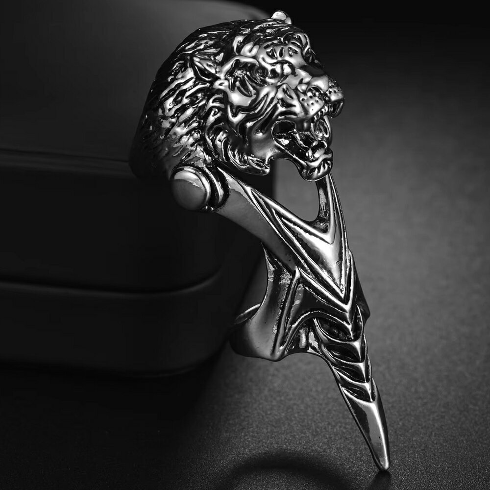 Rakuten - タイガー アーマーリング 19号 1個販売 トラ 虎 寅年 動物 アニマル ペットショップ 動物園 イベント 指輪 メンズ レディース ペアリング 関節 コスプレ 仮装 曲がる 甲冑 鎧 ナックルリング 面白い 不気味 人気 男性 女性 プレゼント 長い指輪 ジョイントリング 彼氏 彼女