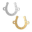ホースシュー コネクトステンレスパーツ 1個販売 馬蹄 ひづめ ジョイントパーツ ボディチェーン用 ブレスレット用 ウエストチェーン用 アンクレット用 ネックレス用 チョーカー用 丸環 マルカン チェーンをつなぐ DIY 手作り プレート コネクター クラフト 部品 修理(4)