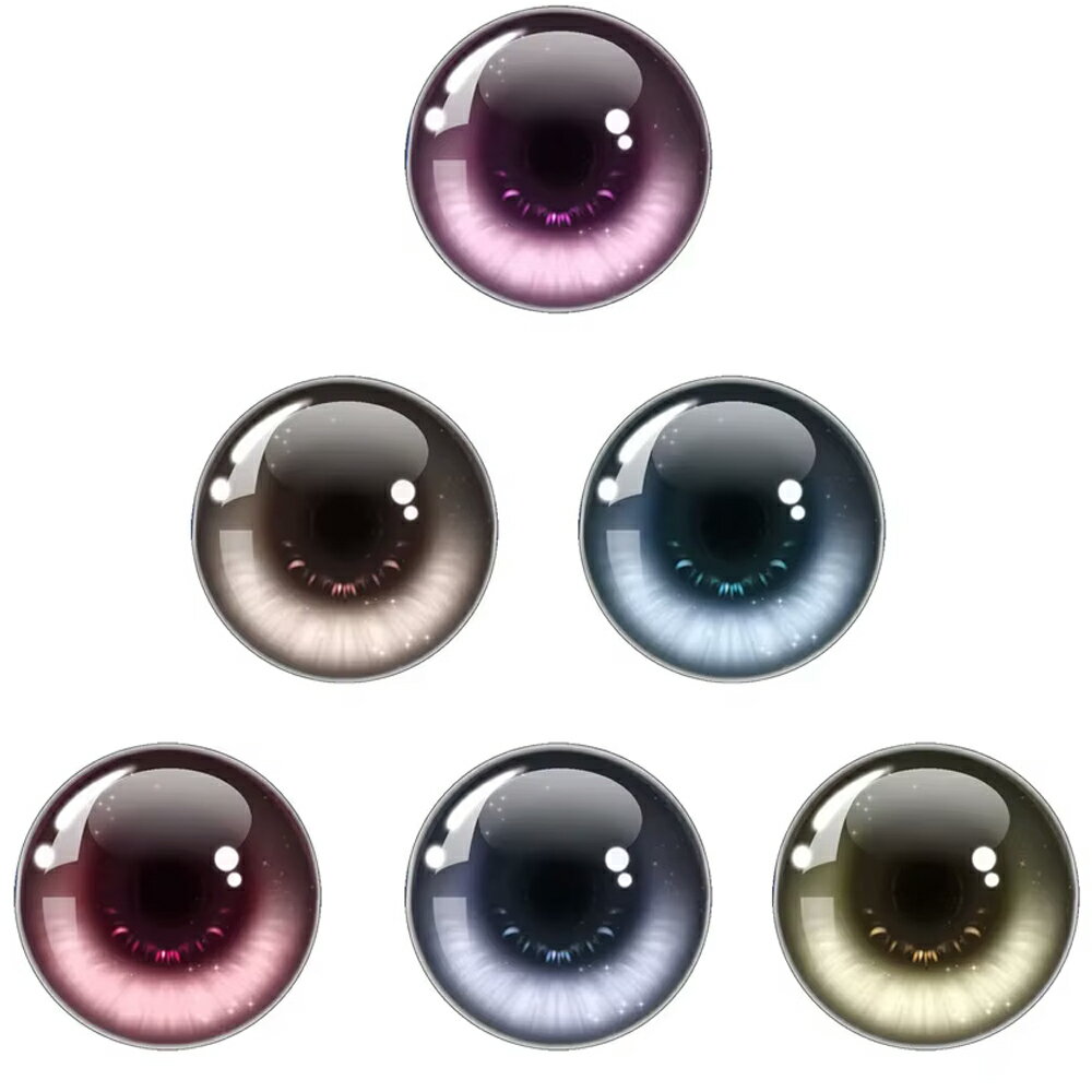 カラフルドールアイ カボーションガラスパーツ 10mm 12mm 14mm 16mm 18mm 20mm 25mm 30mm 35mm 40mm アクセサリー ...
