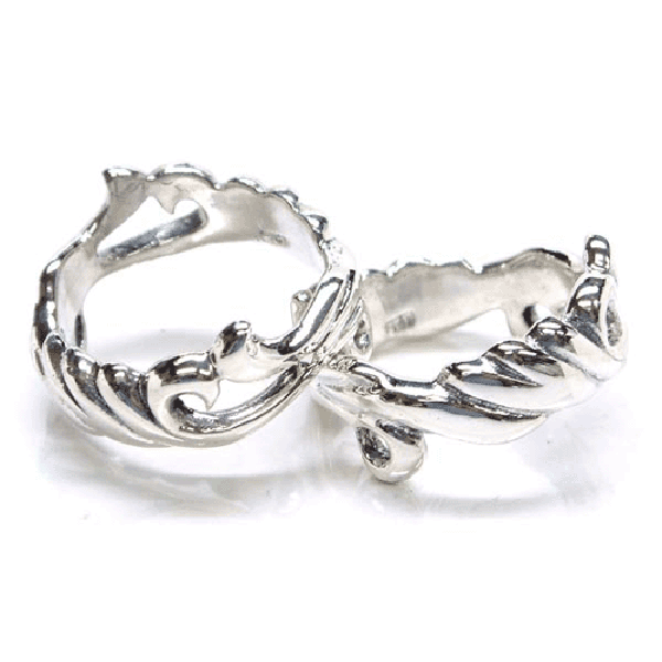 パルメットトライバルリング サイズ/14号/18号/19号/24号/25号 スターリングシルバー シルバー925 指輪 高級 メンズ レディース 男性 女性 プレゼント 人気 925刻印あり 婚約指輪 結婚式 ペアリング シルバーリング 波 ウエーブ ウェーブ 唐草