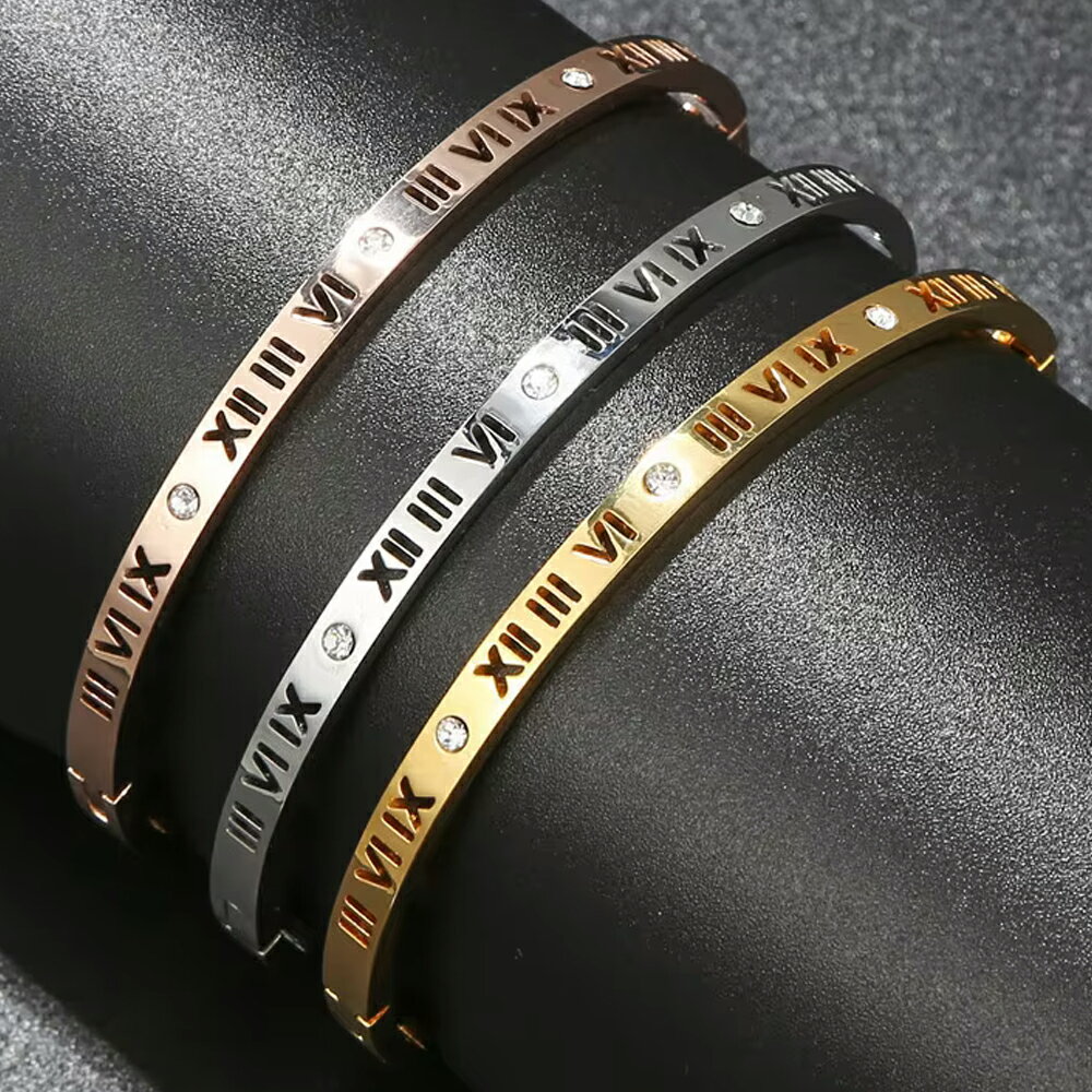 AAAクリスタルアトラスナンバー ステンレス リングバングル 1個販売 アームレット メンズ レディース 腕輪 手首 二の腕 ブレスレット 固定型 リング型 プ...