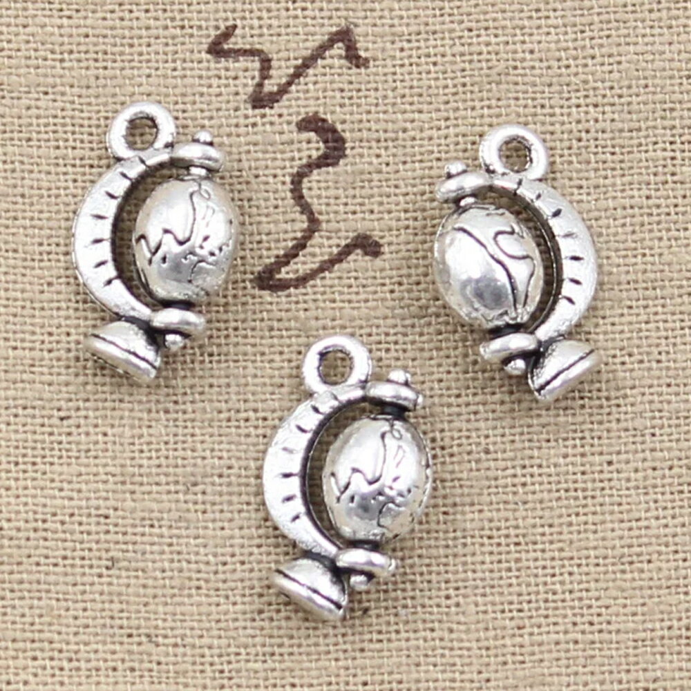 DIY用 穴あき 地球儀 チャームパーツ 1個販売 17mmx12mm 世界平和 地図 マップ 社会科の先生 メンズ レディース ペンダントトップ 男性 女性 ...