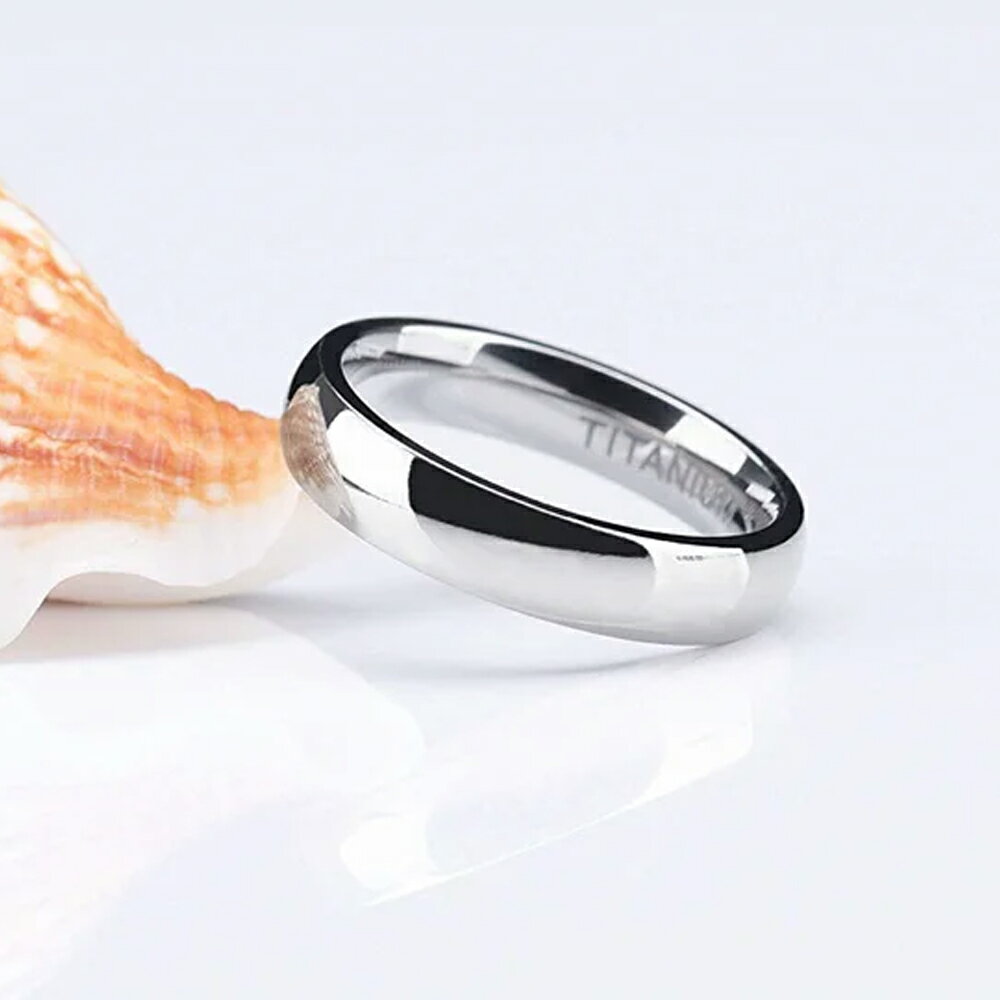 4mm シンプルチタンリング（PRB046）サイズ/05号/08号/10号/15号/18号/20号/23号/26号/28号/31号/33号 スリム 細身 チタニウム プレーン 4ミリ 指輪 メンズ レディース ペアリング プレゼント ギフト 結婚 婚約 記念日 誕生日 ピンキーリング 銀色 シルバー 2