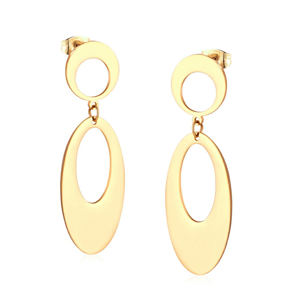 ゴールドシェルリング ステンレスピアス 1ペア販売 20G 20ゲージ メンズ レディース 耳 軟骨 キャッチピアス スタッドピアス 男性 女性 プレゼント 揺れる ゴージャス オシャレ 結婚式 パーティー 長い ロングピアス ギフト 入学式 贈り物 金色 楕円形 オーバル 丸型 貝型