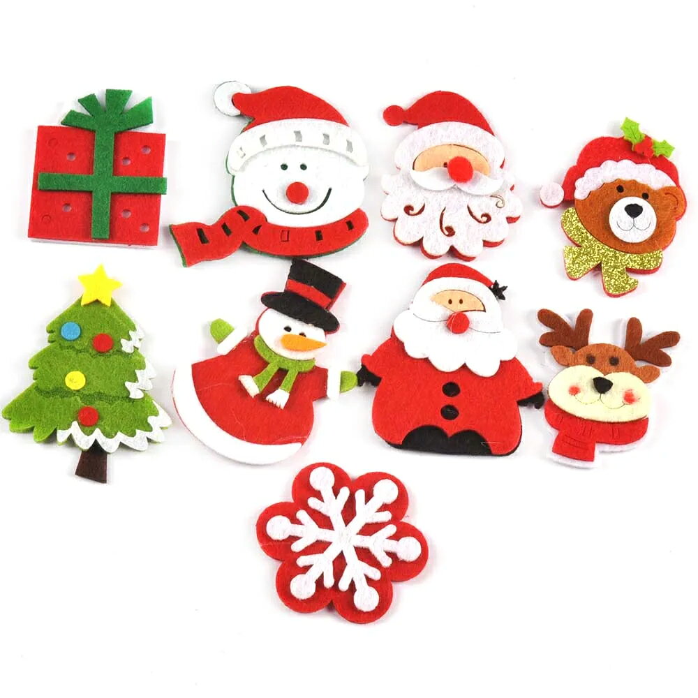 クリスマスツリーフェルトパーツ/1個販売 星 スター クリスマス サンタクロース クリスマスツリー オーナメント 飾り 手芸 コットン チャームパーツ ピアス 手作りパーツ DIY フェルト キルティング 布 部品 クラフト ストラップ 子供 メンズ レディース mixnuts-10046603 ピアス専門ショップGreen Piercing サンプル画像3