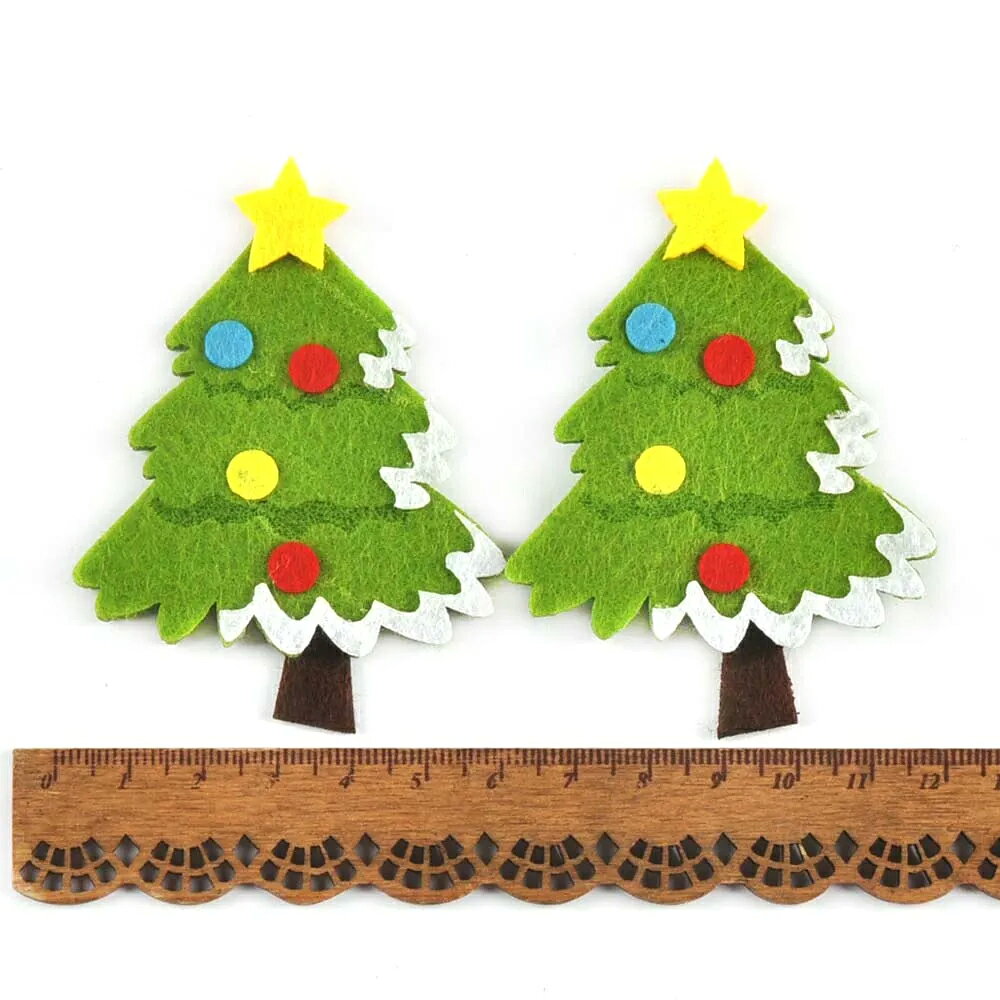 クリスマスツリーフェルトパーツ/1個販売 星 スター クリスマス サンタクロース クリスマスツリー オーナメント 飾り 手芸 コットン チャームパーツ ピアス 手作りパーツ DIY フェルト キルティング 布 部品 クラフト ストラップ 子供 メンズ レディース mixnuts-10046603 ピアス専門ショップGreen Piercing サンプル画像2