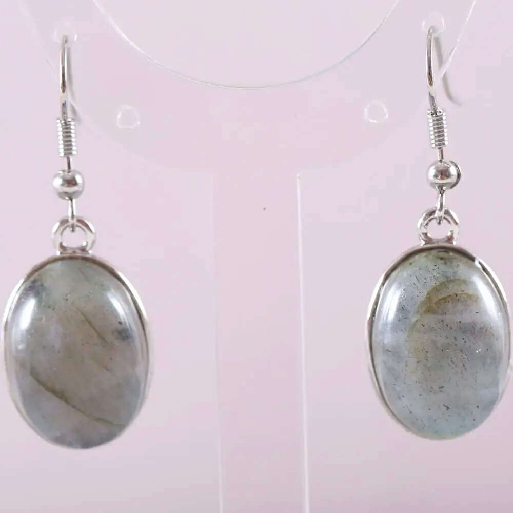 オーバルナチュラルストーンステンレ...