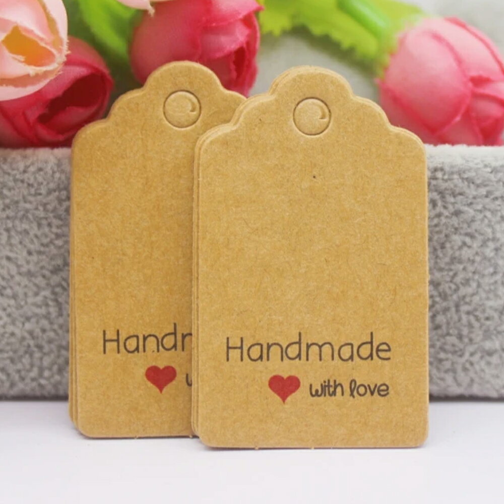 ハンドメイド用ペーパータグ 5枚セット クラフト メッセージカード 台紙 値札 雑貨店 アクセサリー 小物 洋服 フリマ フリーマーケット 帽子 雑貨屋 ショップ 業務用 おもしろ 裁縫 ポップ 紙 茶色 ブラウン 手編み ラベル DIY ギフト プレゼント 贈り物 かわいい 紙 可愛い
