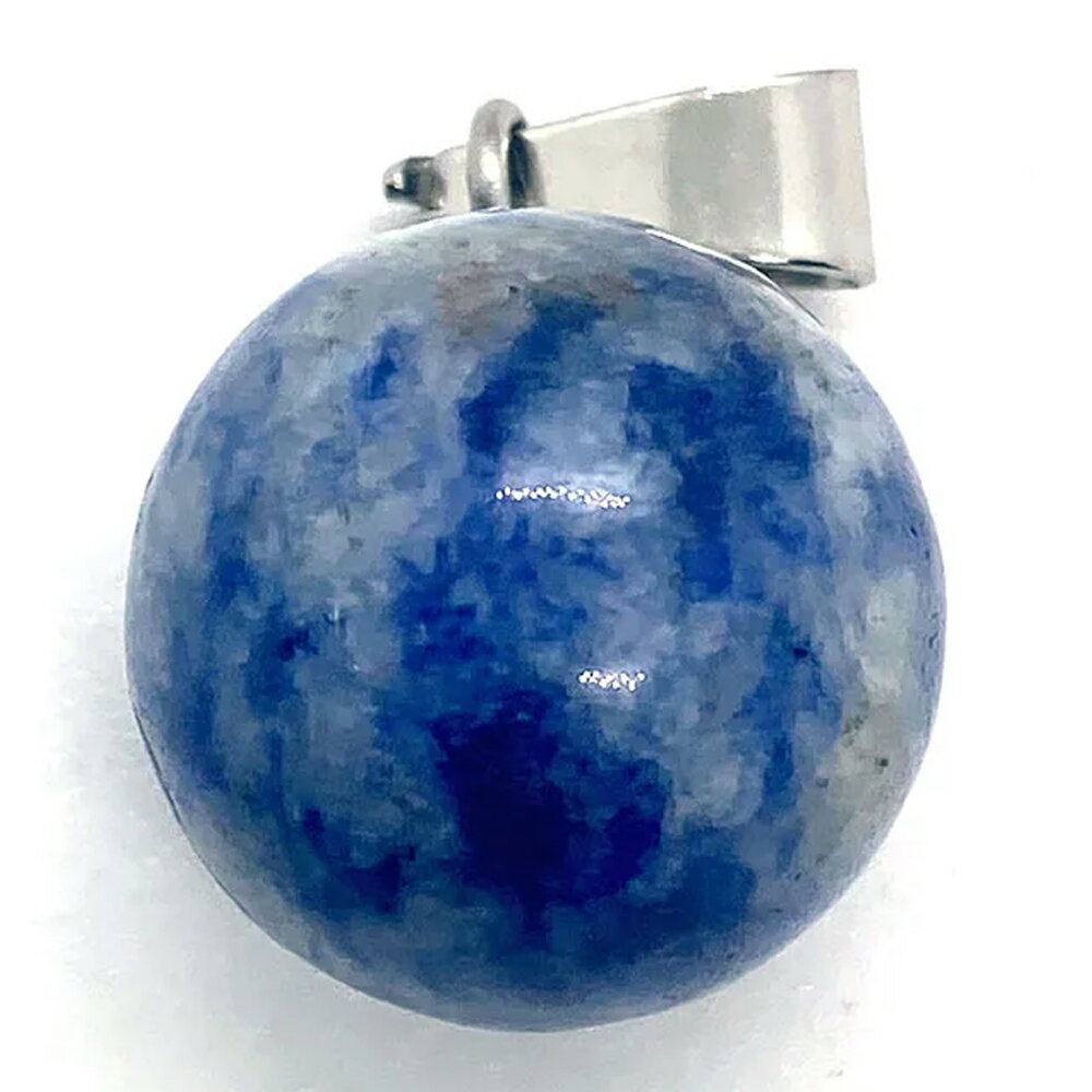 [天然石14mm]ラウンドペンダン...