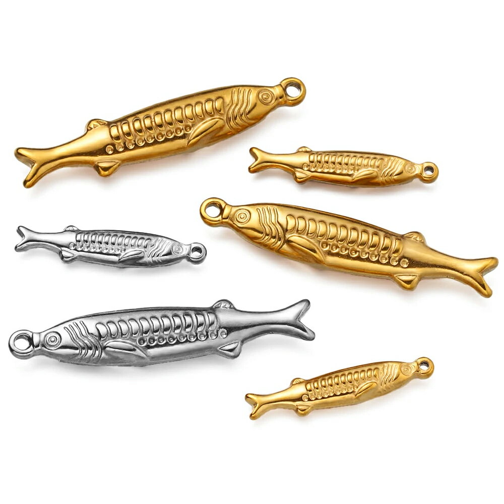 3Dサンマステンレスパーツ 1個販売 秋刀魚 魚屋 秋 サカナ フィッシュ 可愛い 立体 面白い ペンダントトップ ネックレス チャームパーツ ピアス ブレスレット アクセサリー DIY アンクレット メンズ レディース プレゼント ハンドメイド クラフト 部品 金具 水族館