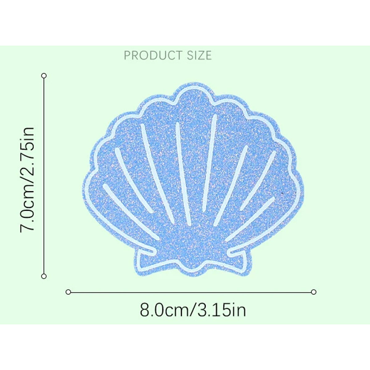 ラメシェル ニップルステッカー/1ペア販売 人魚 マーメード コスプレ マーメイド キラキラ 貝殻 貝の水着 乳首 シール 貼る 下着 ブラ ランジェリーアクセサリー レディース メンズ ポールダンサー 社交ダンス 女子 バストトップ 大人 セクシー ニップレス 胸 面白い 3