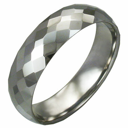 Other , Materials - 5.0mmモザイクカットタングステンリング サイズ/28号 銀色 シルバー メンズ レディース ペアリング サプライズ 婚約指輪 結婚指輪 プレゼント ギフト 彼氏 彼女 希少金属 硬い 重い 重たい 丈夫 変色しにくい 男性 女性 シンプル プレーン プロポーズ 甲丸リング
