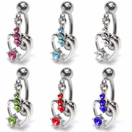 スイートラブへそピアス(トップダウン 14ゲー...の紹介画像2