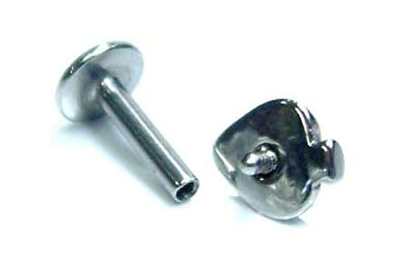 [ 16G 内ネジ ボディピアス ] スペード ラブレット インターナル 16ゲージ ボディーピアス サージカルステンレス316L メンズ レディース 軟骨 ヘリックス トラガス アンテナ 逆ネジ ファーストピアス シルバーカラー 銀色 平ら トランプ エース カード パンクロック