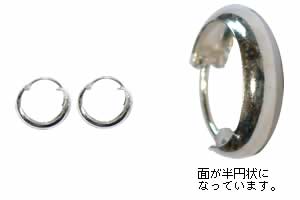 楽天ピアス専門ショップGreen Piercingラウンドシンプルリングピアス/12mm 1ペア 丸み 甲丸タイプのフープピアス シルバー925 耳たぶ 軟骨 20G 20ゲージ シルバーピアス 高級 銀の純度92.5％ メンズ レディース ヘリックス シンプル プレーン 本物 ワッカ スターリングシルバー 男性 女性 ワイド 小さい 小さめ