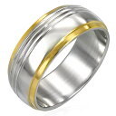 ドンキーゴールドリング(LRC030)サイズ/12号 甲丸リング 金色 丸みあり ステンレスリング 指輪 サージカルステンレス316L 低アレルギー メンズ レディース ペアリング プレゼント ギフト 結婚 婚約 記念日 誕生日 ピンキーリング