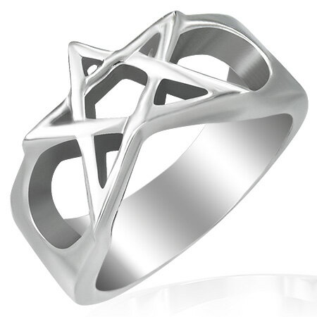 スターラスターステンレスリング(RMT060)サイズ/23号 星の指輪 サージカルステンレス316L 低アレルギー メンズ レディース ペアリング プレゼント ...