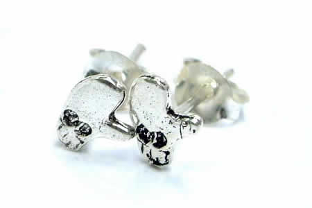 楽天ピアス専門ショップGreen Piercing手袋スタッドピアス/1ペア販売 両耳 冬 雪 毛糸 編み物 シルバー925 スターリングシルバー 銀 高級 オリジナル シルバーピアス メンズ レディース 耳 軟骨 20G 20ゲージ おもしろ 個性的 ユニーク 面白