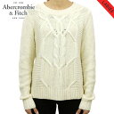 アバクロ セーター レディース 正規品 Abercrombie＆Fitch CABLE KNIT SWEATER 150-490-0800-100 D00S20