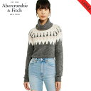 アバクロ セーター レディース 正規品 Abercrombie＆Fitch タートルネックセーター Fair Isle Turtleneck Sweater 150-490-1211-128