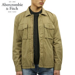 アバクロンビー＆フィッチ アバクロ シャツ メンズ 正規品 Abercrombie＆Fitch アウター 長袖シャツ ジャケット GARMENT DYE ZIP-UP SHIRT JACKET 132-328-1197-400