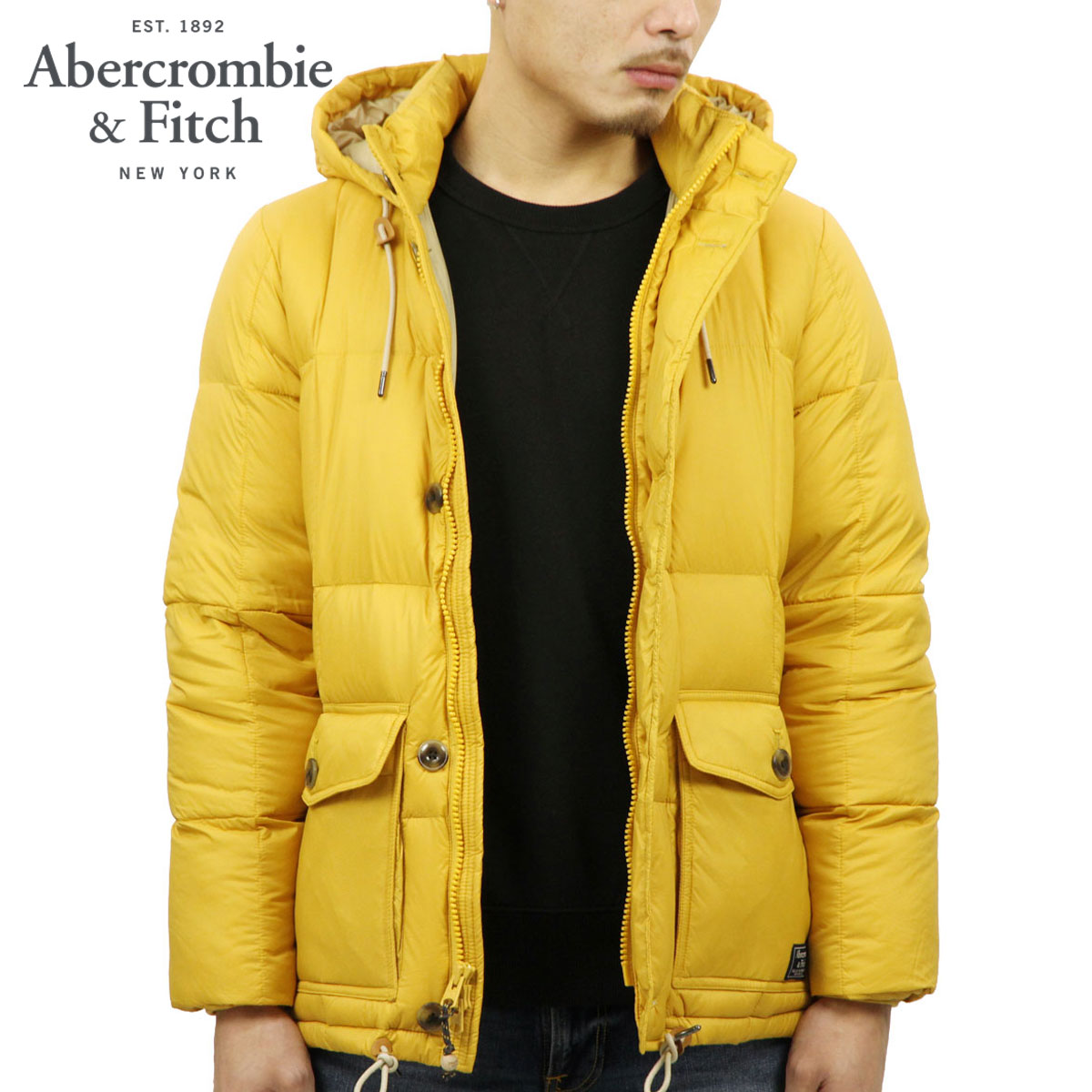 30%OFFセール 【販売期間 9/4 20:00〜7/11 01:59】 アバクロ アウター メンズ 正規品 Abercrombie＆Fitch ジャケット ダウンジャケット DOWN-FILLED PUFFER COAT 132-327-0410-800