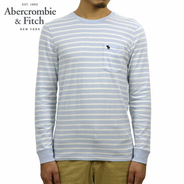 10%OFFクーポンセール 【利用期間 8/19 20:00〜8/23 1:59】 アバクロ ロンT メンズ 正規品 Abercrombie＆Fitch 長袖Tシャツ クルーネックTシャツ LONG-SLEEVE ICON POCKET TEE 124-228-0124-114