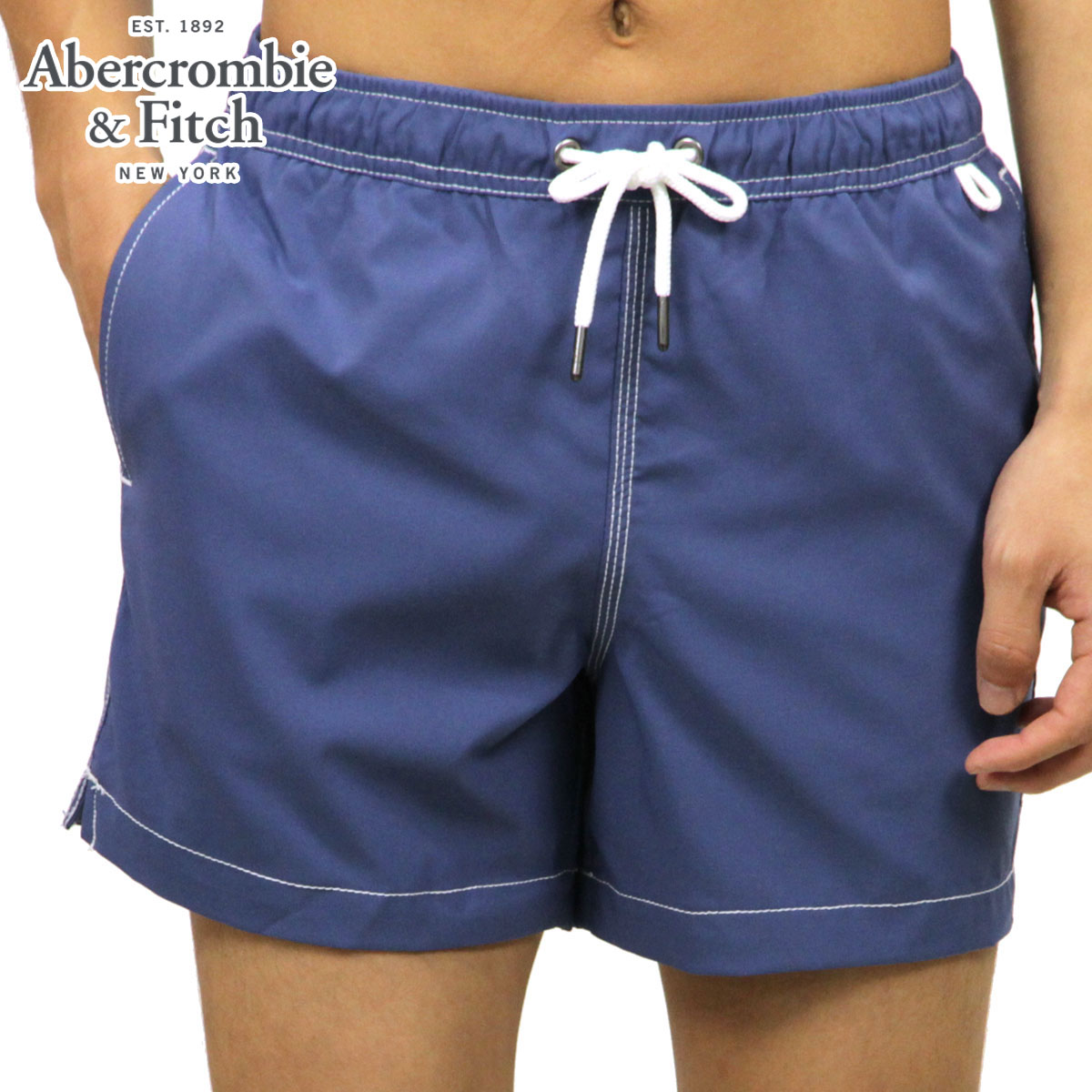 アバクロ 水着 メンズ 正規品 Abercrombie＆Fitch スイムパンツ CLASSIC TRUNKS 5 Inseam Short-Length 133-350-0607-200 父の日 プレゼント ラッピング