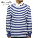 【ポイント10倍 4/24 20:00～4/27 9:59】 アバクロ ラガーシャツ メンズ 正規品 Abercrombie＆Fitch 長袖ラガーシャツ RUGBY POLO 124-227-0527-220