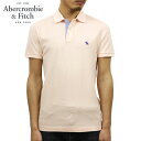 アバクロンビー&フィッチ アバクロ ポロシャツ 正規品 Abercrombie＆Fitch 半袖ポロシャツ ストレッチ ワンポイントロゴ STRETCH ICON POLO 124-227-0773-600