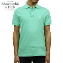 アバクロンビー&フィッチ アバクロ ポロシャツ 正規品 Abercrombie＆Fitch 半袖ポロシャツ ストレッチ ワンポイントロゴ STRETCH ICON POLO 124-227-0773-320