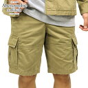 アバクロンビー＆フィッチ アバクロ ショートパンツ メンズ 正規品 Abercrombie＆Fitch ボトムス ハーフパンツ カーゴパンツ CARGO SHORTS 10 INSEAM LONG-LENGTH 128-283-0820-476