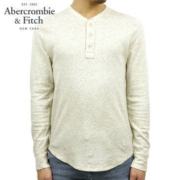 5%OFFセール 【販売期間 8/19 20:00〜8/23 1:59】 アバクロ ロンT メンズ 正規品 Abercrombie＆Fitch 長袖Tシャツ ヘンリーネックTシャツ TEXTURED LONG-SLEEVE HENLEY 124-230-0594-155