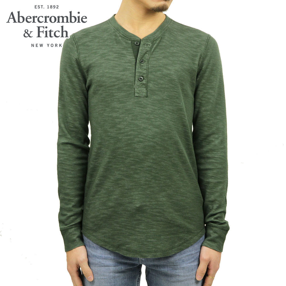 アバクロ ロンT メンズ 正規品 Abercrombie＆F