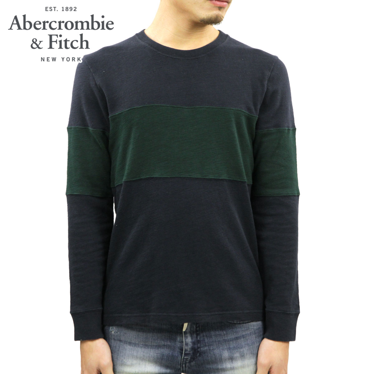 アバクロ ロンT メンズ 正規品 Abercrombie＆F