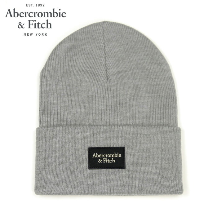 アバクロ キャップ メンズ レディース 正規品 Abercrombie＆Fitch 帽子 ビーニー ニットキャップ ロゴ LOGO PATCH BEANIE 112-200-0282-120