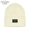 アバクロ キャップ メンズ レディース 正規品 Abercrombie&Fitch 帽子 ビーニー ニットキャップ ロゴ LOGO PATCH BEANIE 112-200-0282-178