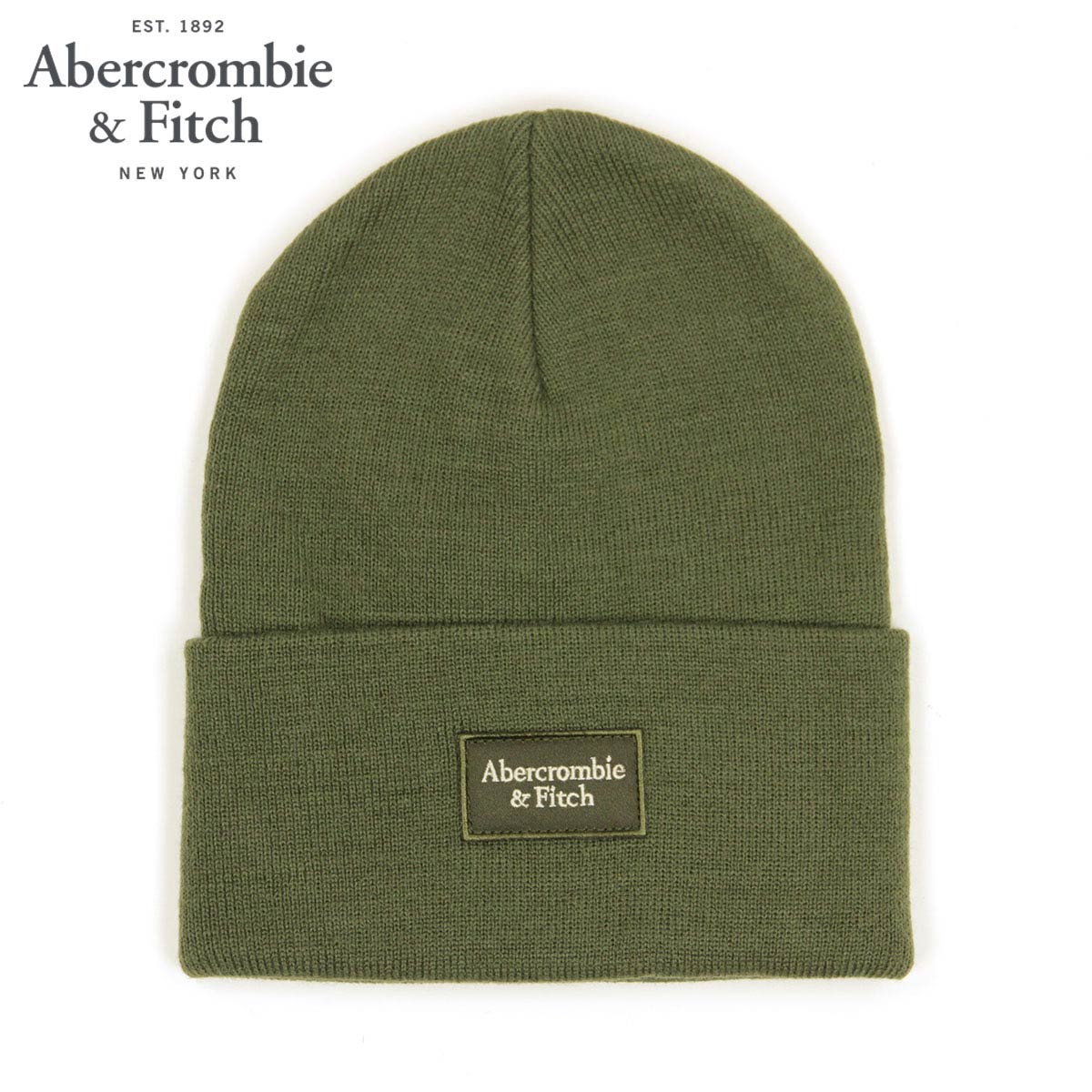 AoN Lbv Y fB[X Ki AbercrombieFitch Xq r[j[ jbgLbv S LOGO PATCH BEANIE 112-200-0283-330