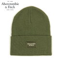 アバクロ キャップ メンズ レディース 正規品 Abercrombie＆Fitch 帽子 ビーニー ニットキャップ ロゴ LOGO PATCH BEANIE 112-200-0283-330